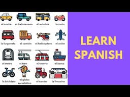 Time to Learn Spanish: Live Lesson on transport and Numbers