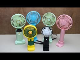 6 Satisfying Amazing Hand Fan To PowerFul Electric Fans Collection Unboxing & Test Video