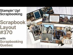 Scrapbook Layout # 370/Double Page (Stampin' Up! Scrapbooking)