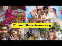 7th month Baby shower vlog✨ | Baby shower preparations and baby shower vlog