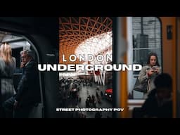 London Underground Street Photography 4K POV | Sony A7III