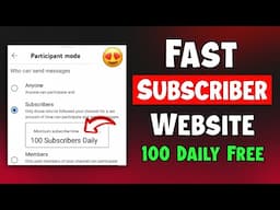 How To Get Free Subscribers On YouTube | Increase Subscribers Free | Free Subscribers For YouTube
