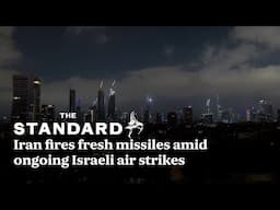 Iran fires fresh missiles amid ongoing Israeli air strikes