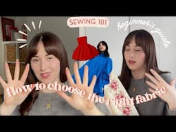 How to Choose the Right Fabric for Your Sewing Projects! | Thrills and Stitches