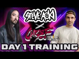 I taught DJ Steve Aoki how to play Fatal Fury City Of The Wolves