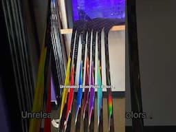 Unreleased Bauer Flylite sticks in EVERY color😳🏒