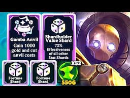 One in a Billion Odds  52 Anvil Blitzcrank Run 2x Fortune Shards + Gamba Anvil
