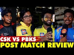 CSK VS PBKS MATCH PUBLIC REVIEW | CSK COMEBACK- அ அடுத்த வருஷம் பாப்பீங்க | Take 1 Tamil