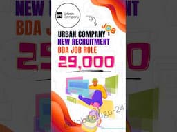 Latest BDA jobs in Urban company