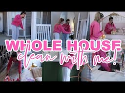 2025 HUGE CLEAN WITH ME | WHOLE HOUSE CLEAN | SPRING CLEAN + DECORATE | Lauren Yarbrough
