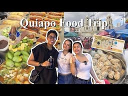 QUIAPO FOOD TRIP! ₱500 Challenge with Jadh & Bea | Danica O.