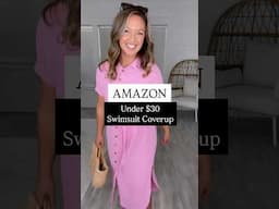 Amazon Under $30 Swimsuit Coverup #vacationoutfit #amazonfashion #summerfashion #amazonfinds