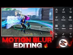 How To Add Motion Blur To Your Gameplay In Capcut 🥶🔥|| PC Like Motion Blur 🤯