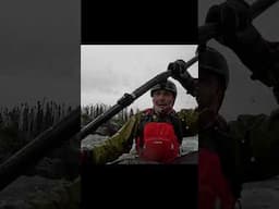 Always avoid the terminal hole 😁 #packrafting