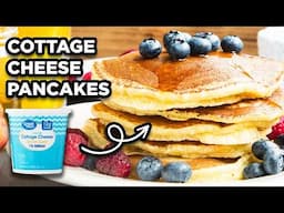Fluffy Cottage Cheese Pancakes