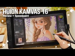 HUION Kamvas 16 (Gen 3) Unboxing, Setup & Full Drawing Test / Honest Review + CSP Illustration