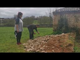 EP256 - Today we try our hand at building a dry stone wall
