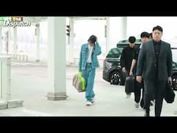 BTS's Jin Spotted at Incheon Airport with a Mysterious Smile | jin incheon airport departure