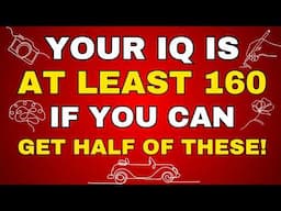 TOUGH Memory Quiz Only 2% of SENIORS Will PASS! - Will YOU?