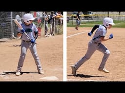 BASE HIT SCORES THE WINNING RUN AT BASEBALL GAME!