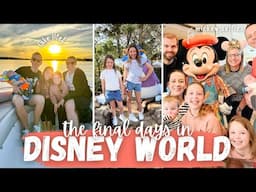 THE FINAL 3 DAYS IN DISNEY WORLD 🏰✨ topolino's terrace (so good!), lake life and blizzard beach 🏝️