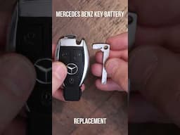 Mercedes key fob not working? Don’t panic — fix it in 60 seconds! 🔋💡 #MercedesBenz #battery
