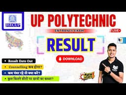 Jeecup result 2025 / up polytechnic answer key 2025