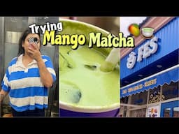 Tried Mango Matcha for ₹327 😆 Am I a Matcha Girly now? / Shivani Duggal