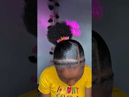 Slayed braided natural hairstyle 🌸💕 #4c #braids #hairstyles #protectivestyles #haircare #2025