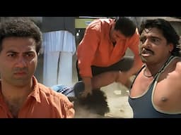 सनी देओल ने कात्या के आदमी के एक हाथ से धूल चटाई -Ghatak Movie - Sunny Deol - Meenakshi