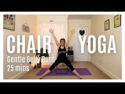 Gentle Fat Burn | Chair Yoga for Belly Fat Loss & Energy Boost