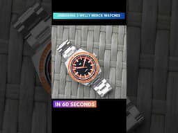 Unboxing 3 Welly Merck Watches in 60 Seconds! #watch #aliexpress #sale #microbrand