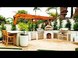 PATIO OUTDOOR KITCHEN DESIGN IDEAS | 10 BEST OUTDOOR KITCHEN DECOR FOR AMAZING PATIO LIVING SPACE