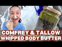 Whipped Tallow and Comfrey Rich Body Butter With Recipe