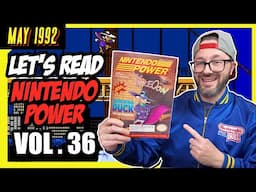 Lets READ Nintendo Power - May 1992 ,Darkwing Duck & Contra III The Alien Wars + Zelda Comic Break