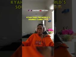 Kyah Crashes Out Eating World’s Sourest Candy! #shorts