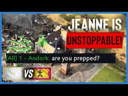 NEVER ignore Jeanne in Age of Empires 4 in 4v4 Teams!