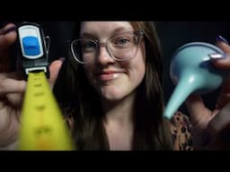 ASMR Unpredictable Eye Exam 👁️ random tingly trigger assortment, no bright lights