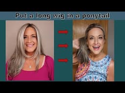 Get ready with me WIG EDITION!  Put TressAllure GLAM in a ponytail