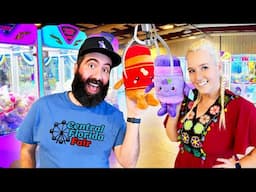 Endless Claw Machines at the Central Florida Fair!