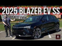 The 2025 Chevrolet Blazer EV SS Is A Blazingly Quick SUV With Camaro SS Vibes