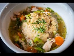 How to make the Best Matzo Ball Soup Ever! Step by Step instructions with Chef John Beilfuss!