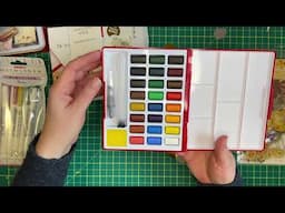 Watercolours, Mildliners, Stickers, and more | Stationery Pal #unboxing #craftsupplies #hauls
