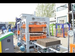 QT8-15 Automatic concrete block making machine for making 4inches hollow blocks
