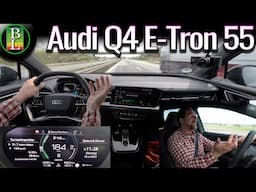 Awesome car for high speeds - Audi Q4 E-Tron 55 quattro