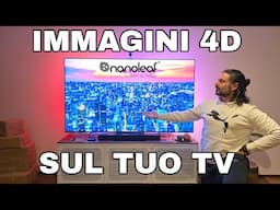 Striscia LED Smart NANOLEAF Specchio 4D per TV - Effetto ambilight su qualsiasi TV