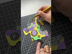 DIY Whimsical puzzle | Piece 7/24 🧩✨ To be continued… #diycraftsidea #puzzleart #diypuzzle