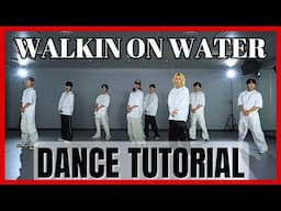Stray Kids - 'Walkin On Water' Dance Practice Mirrored Tutorial (SLOWED)