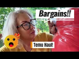 Sponsored TEMU Haul!! Backyard Tour of Temu Items!