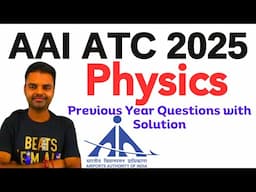 AAI ATC 2025, AAI ATC Physics Previous Year Questions with Solution #aaiatc2025